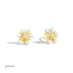 10k Gold Elise Studs