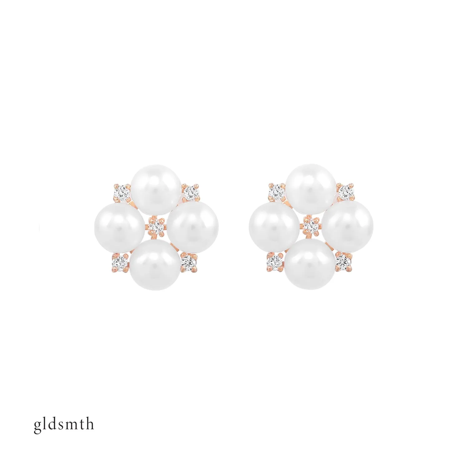 18k Rose Gold Katya Studs