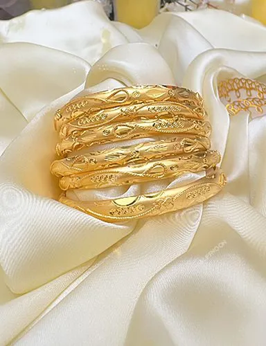 24 Kerat Gold Plated Bangles