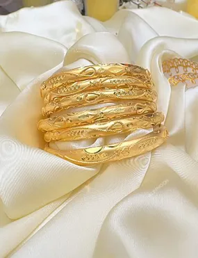 24 Kerat Gold Plated Bangles