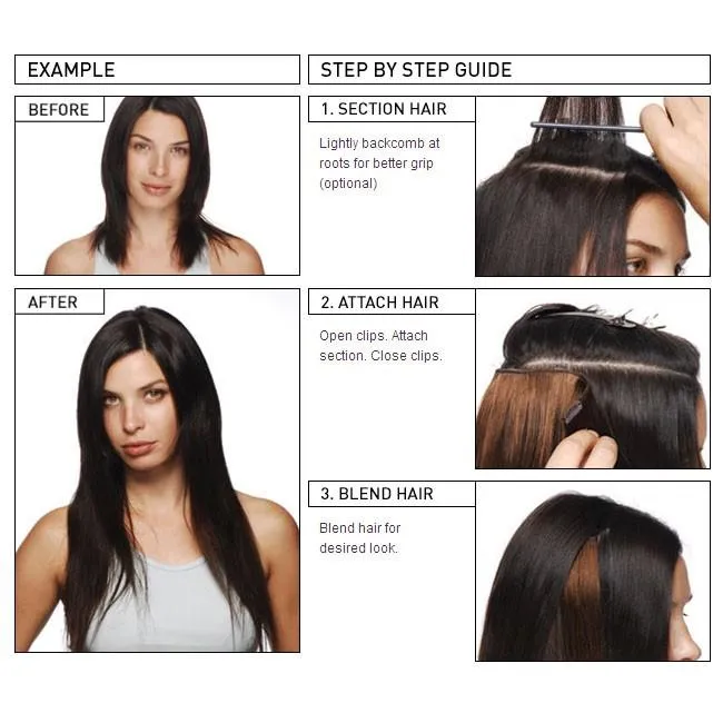 American Dream Clip in Single Piece 18" 19g Silky Straight Hair Extension