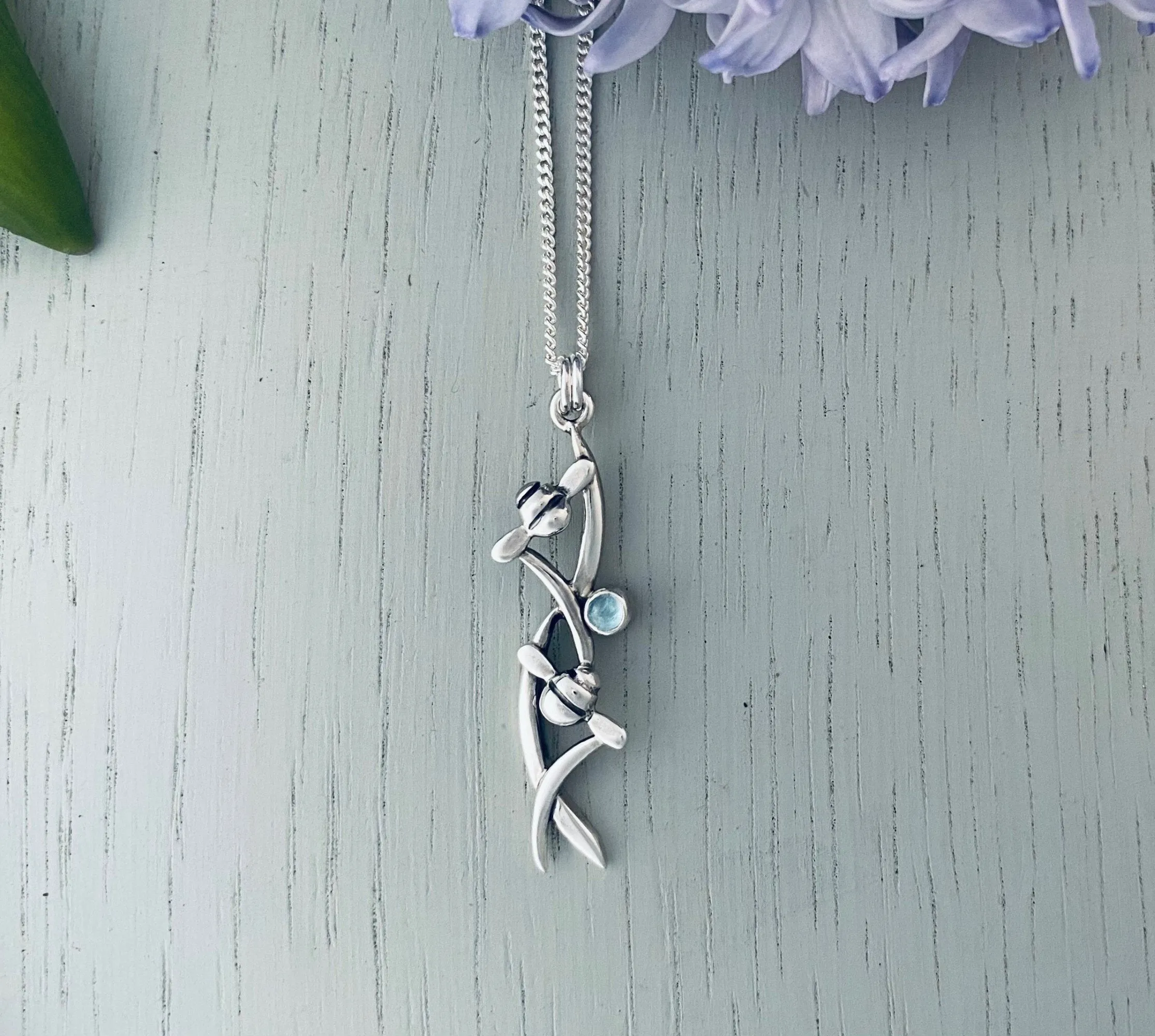 Beach Grass Long Pendant