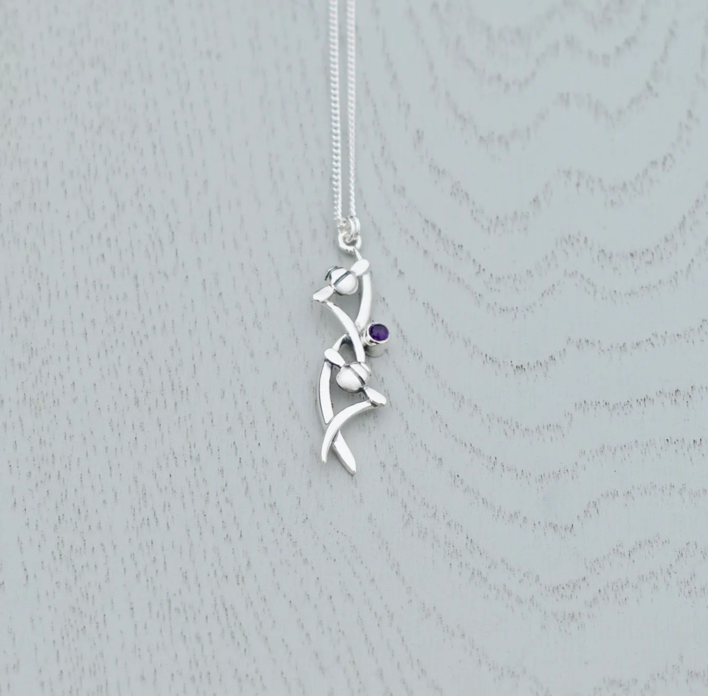 Beach Grass Long Pendant