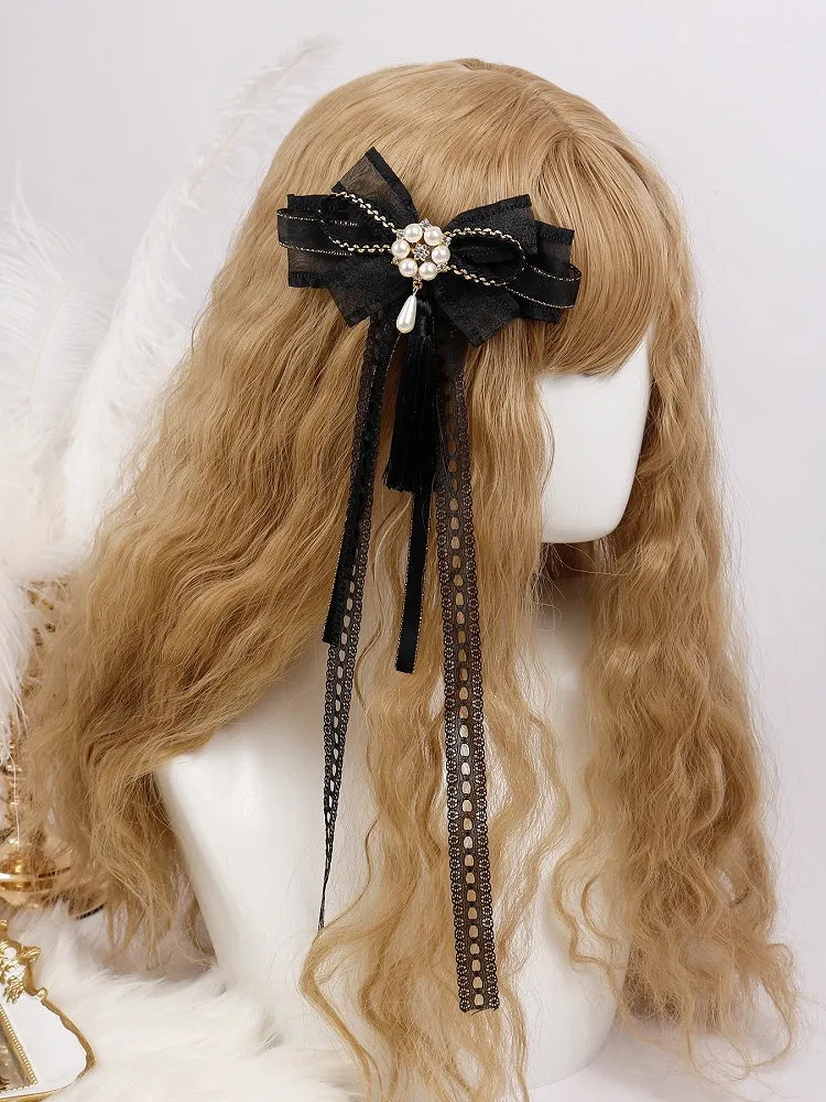 Black Bowknot Hairclip