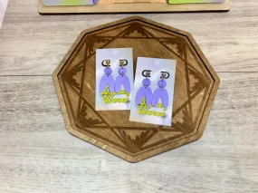 Bubble Arch Double Dangles - Acrylic Earrings
