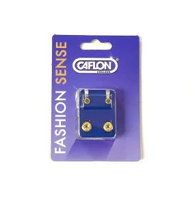 Caflon Black Diamond Gold Birthstone Ear Piercing Studs