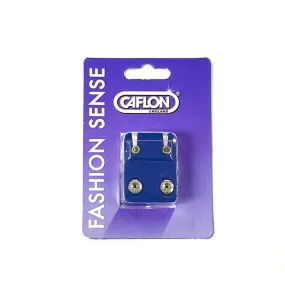 Caflon Black Diamond Silver Birthstone Ear Piercing Studs