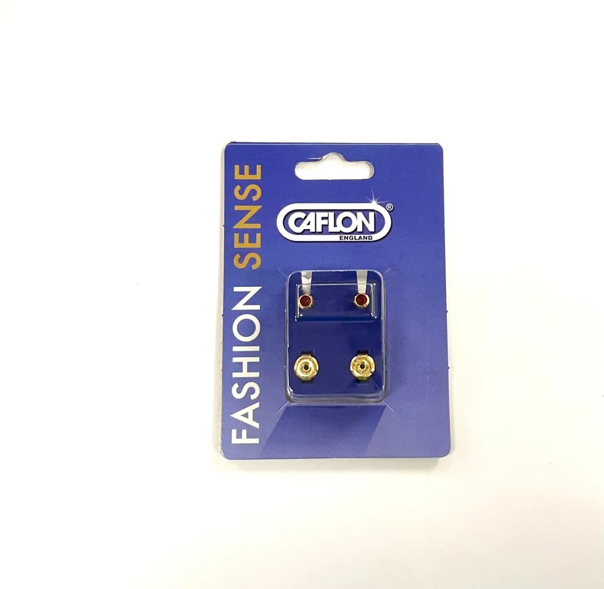 Caflon Gold Birthstone Ear Piercing Studs January