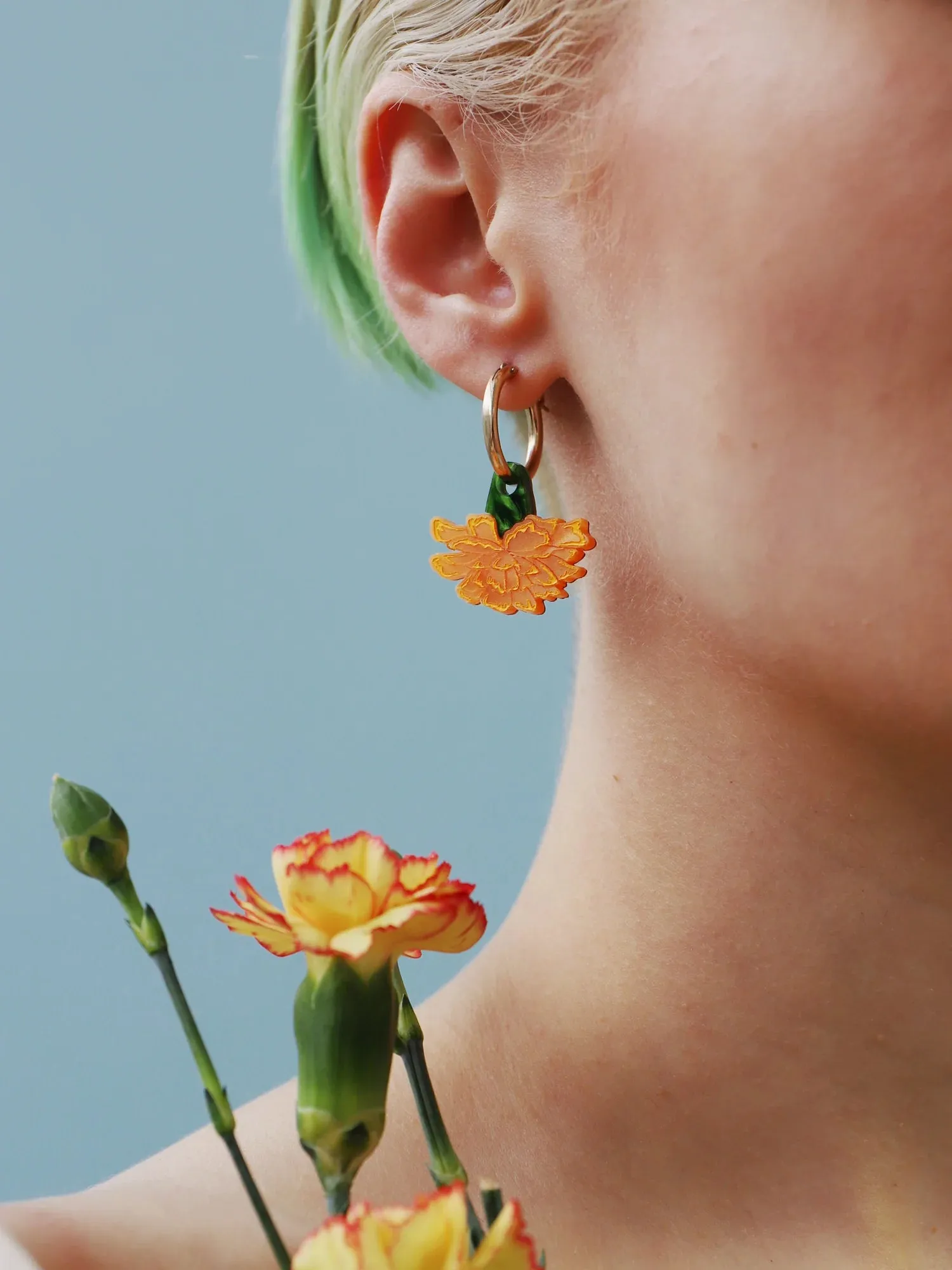 Calendula Hoops