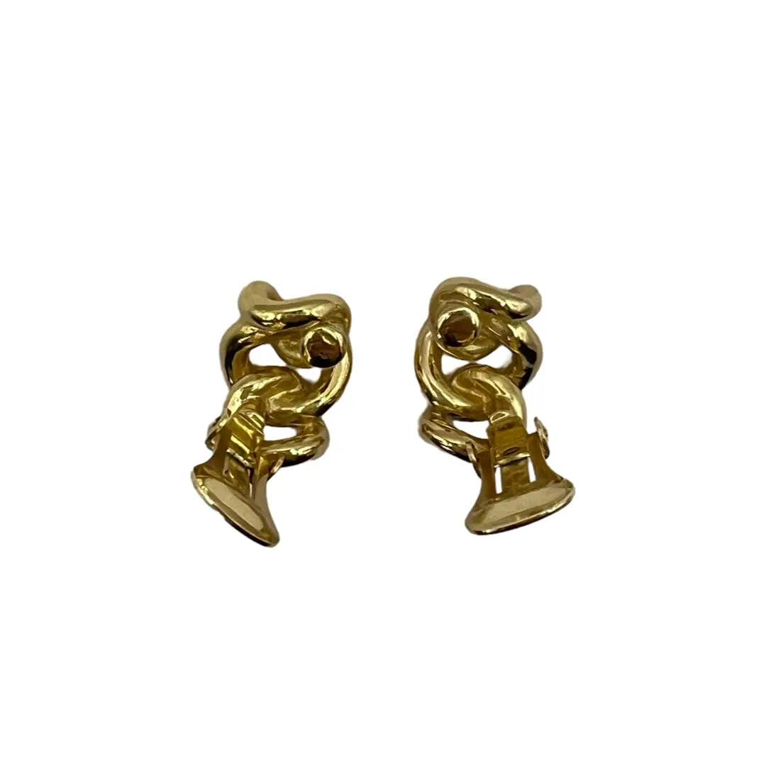Dior Vintage Chain Link Earrings