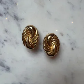 Dior Vintage Oval Earrings