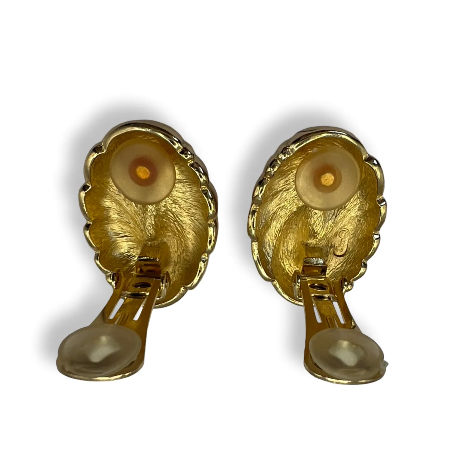 Dior Vintage Oval Earrings