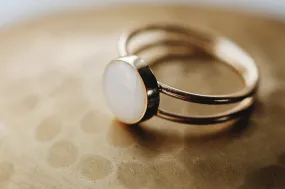 Double Band Keepsake Ring