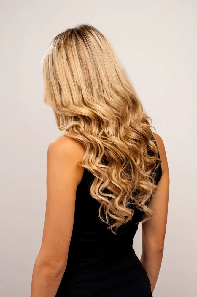 Dream Goddess Deluxe Human Hair 4 Piece Clip-in Hair Extensions Set