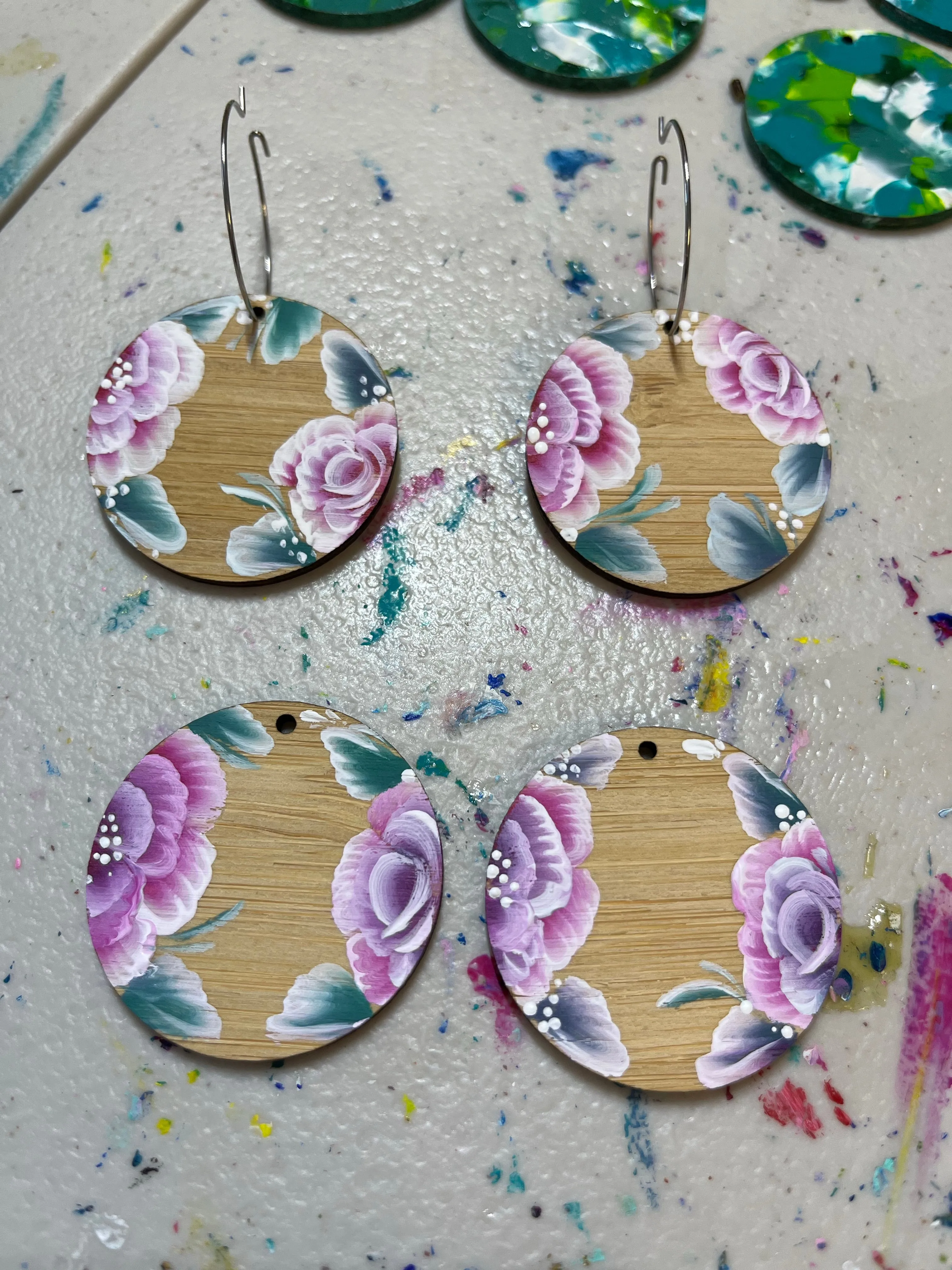 Floral Hoops