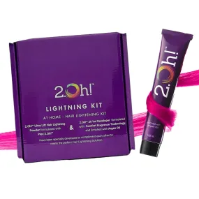 Fuchsia Pink DIY Combo : Hair Bleach Kit   Semi Permanent Hair Color