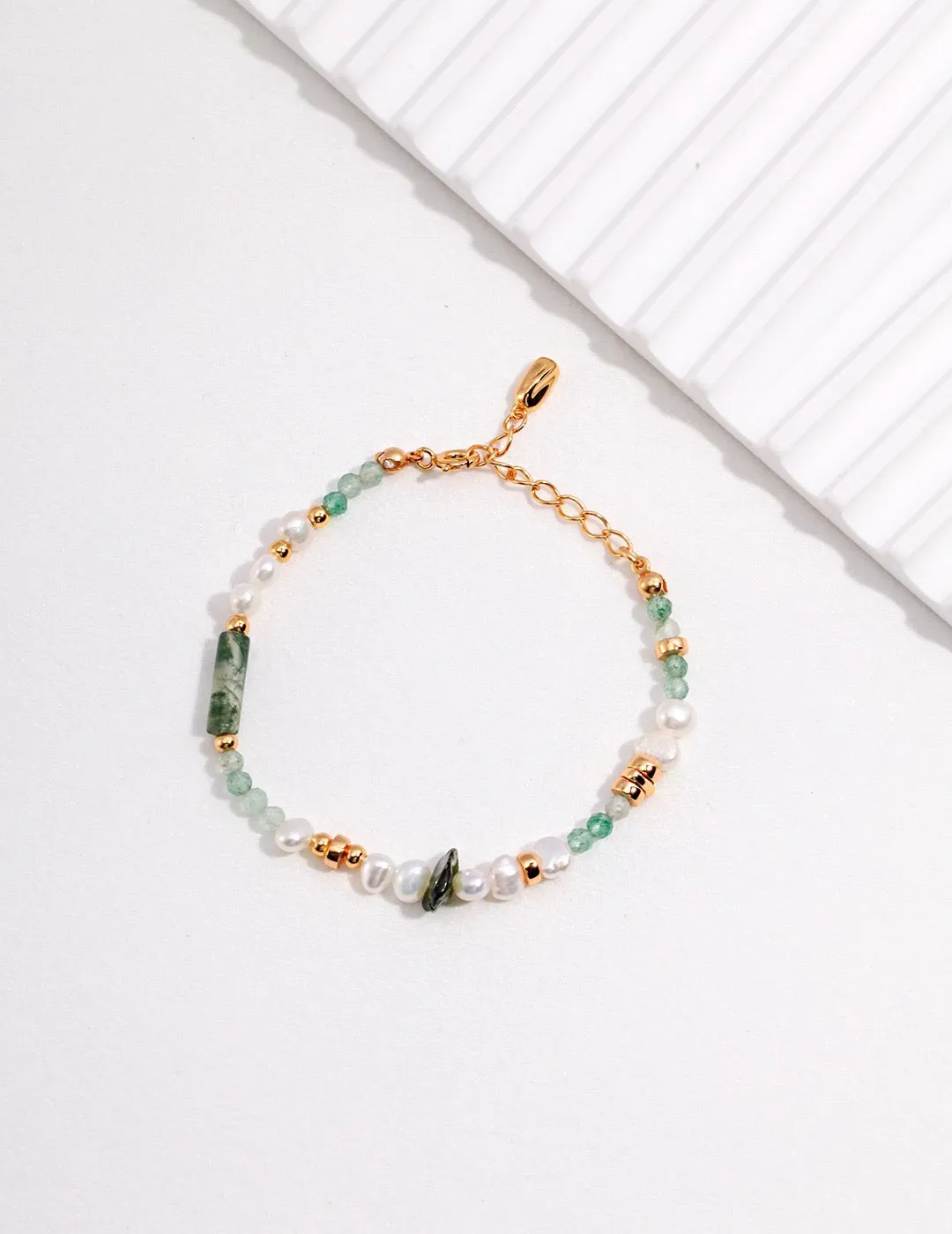 Green Oasis Pearl Bracelet