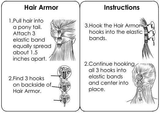 Hair Armor Butterfly - Gold Ponytail Holder