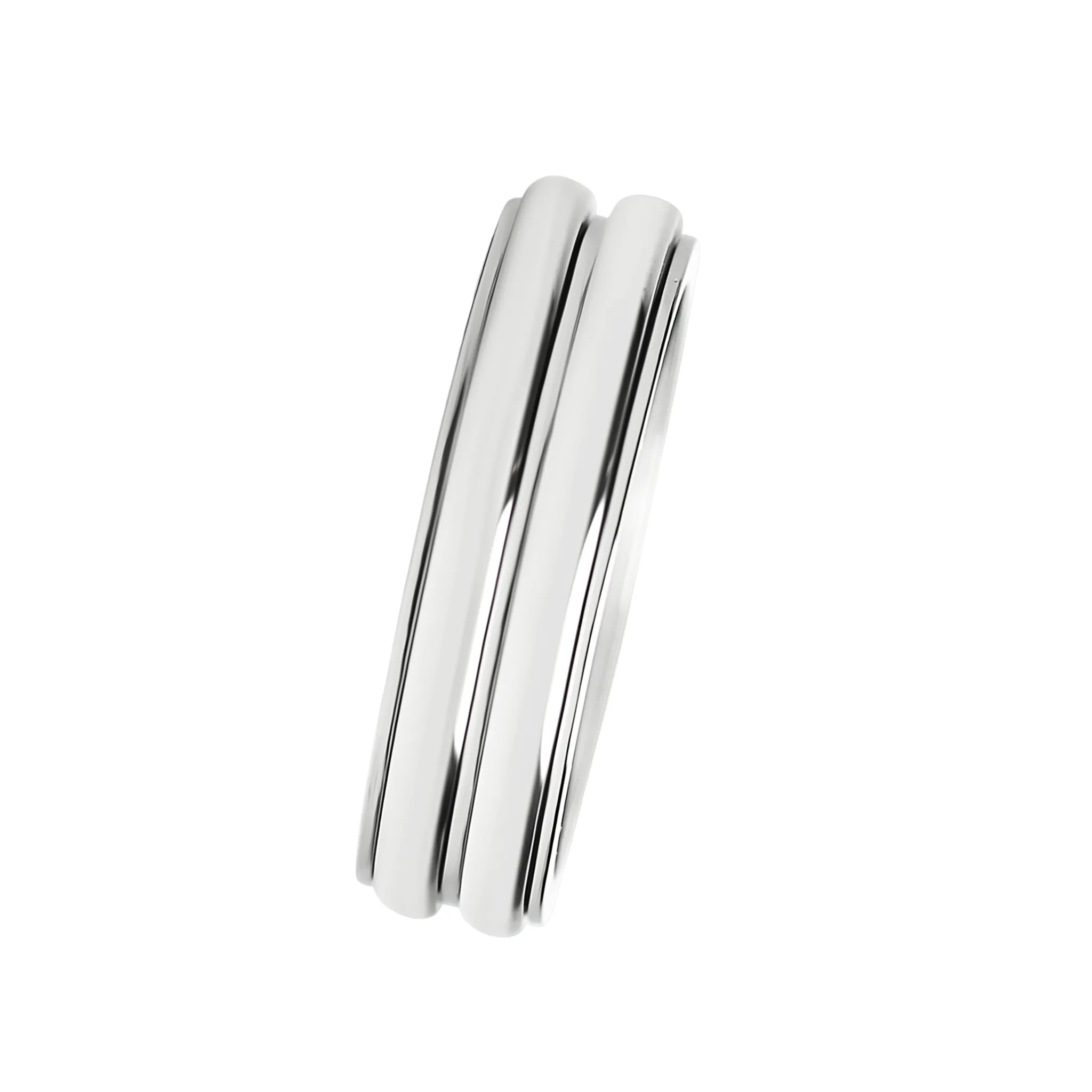 Highly Polished Stainless Steel Grooved Spinner Center Ring / SRJ2416