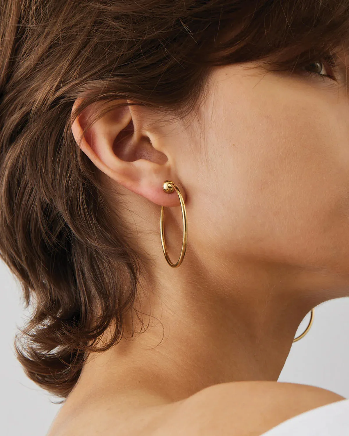 Jenny Bird Icon Hoops Small Gold