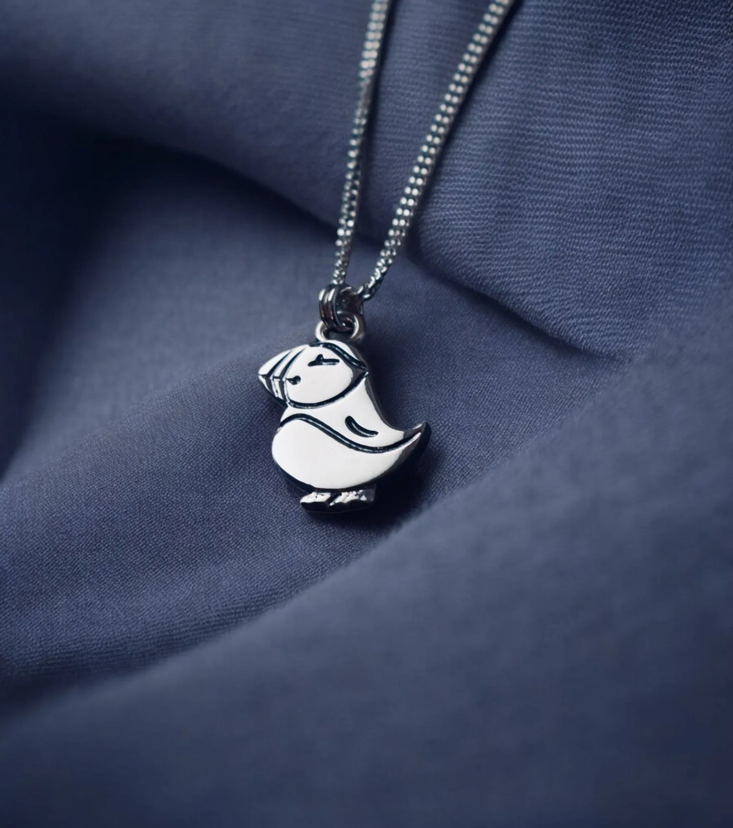 Large Puffin Pendant