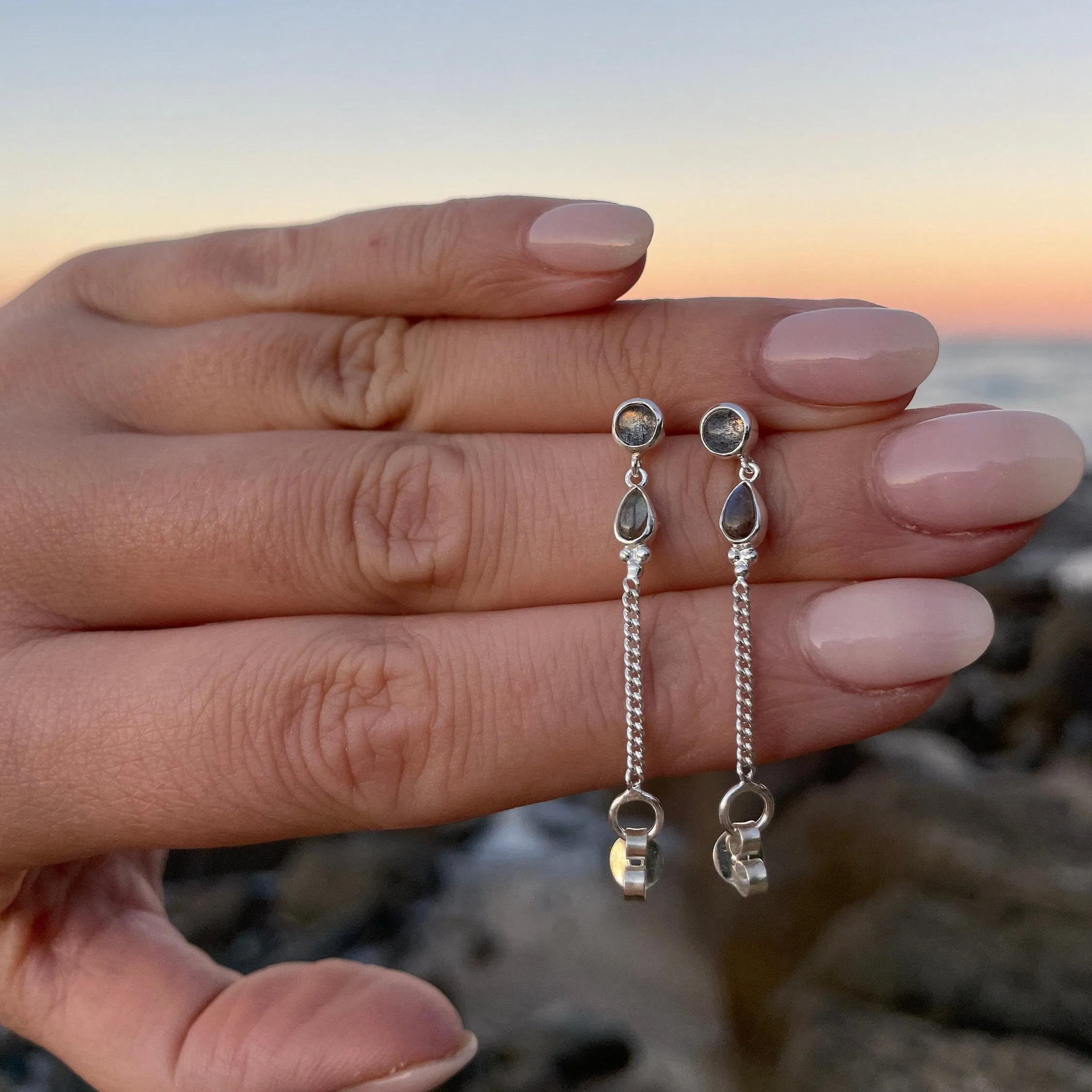 Leona Sterling Silver Labradorite