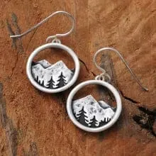 Mountain Spoon-Type Wrap Around Rings and Mountain Necklaces