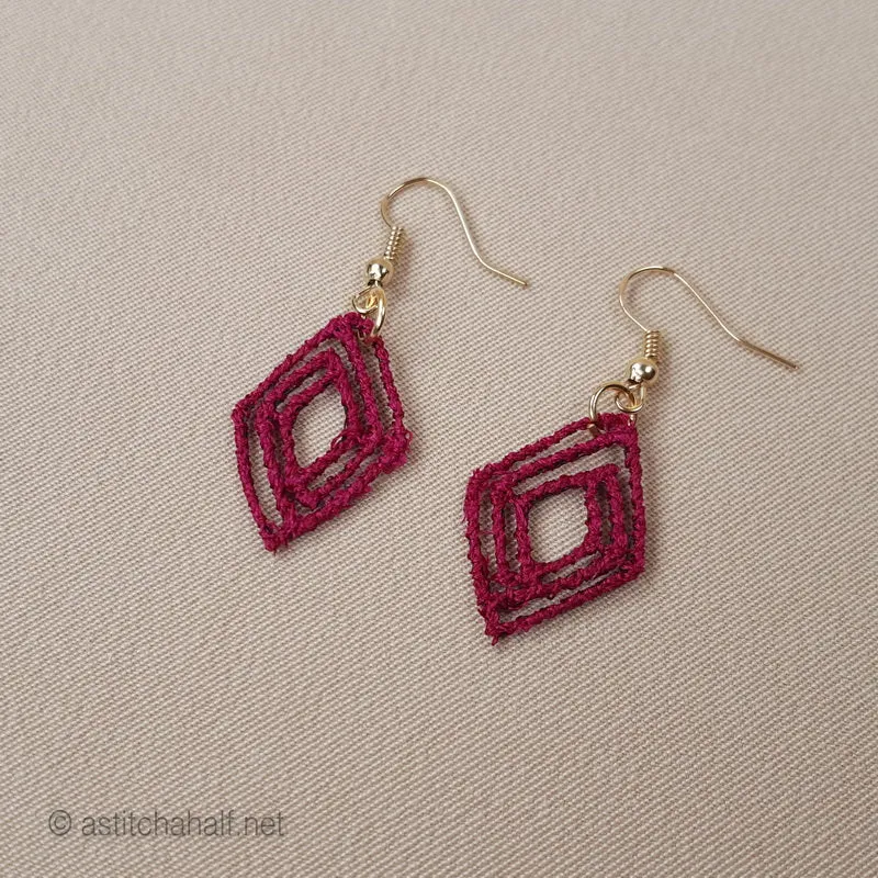 Origami Freestanding Lace Earrings Combo