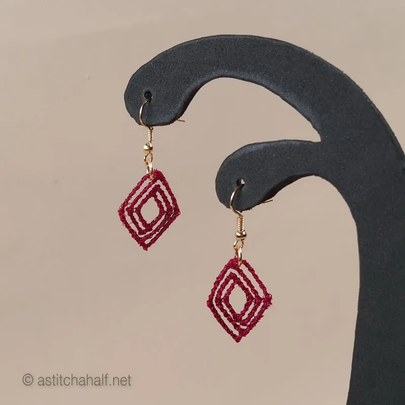 Origami Freestanding Lace Earrings Combo