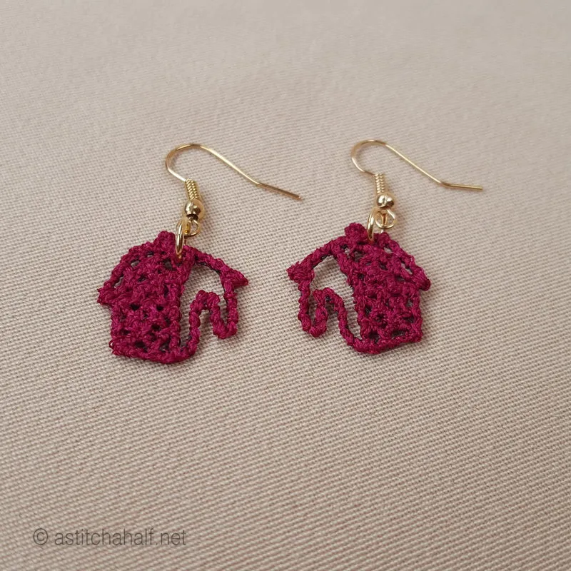 Origami Freestanding Lace Earrings Combo