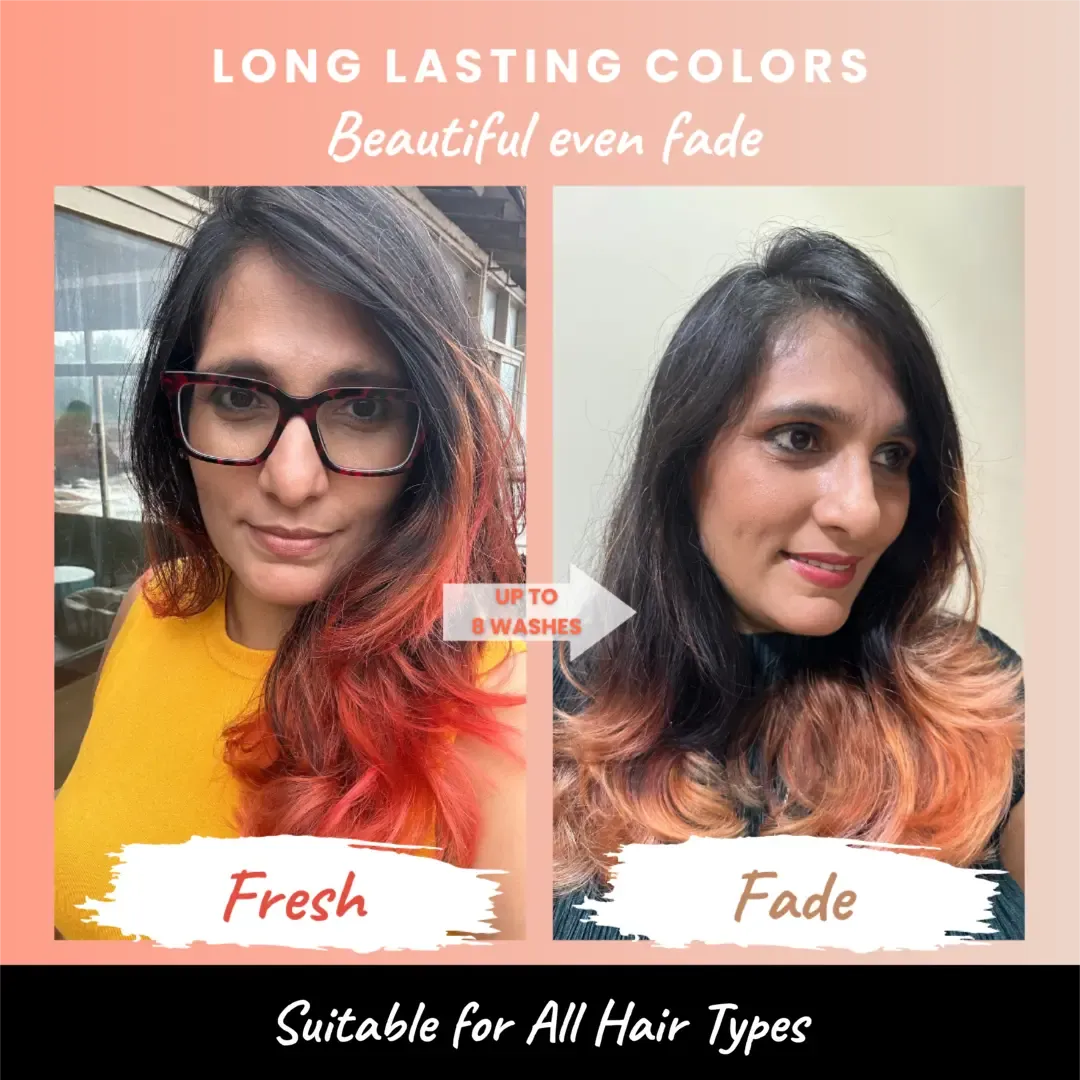 Peach Semi Permanent Hair Color 100 ml
