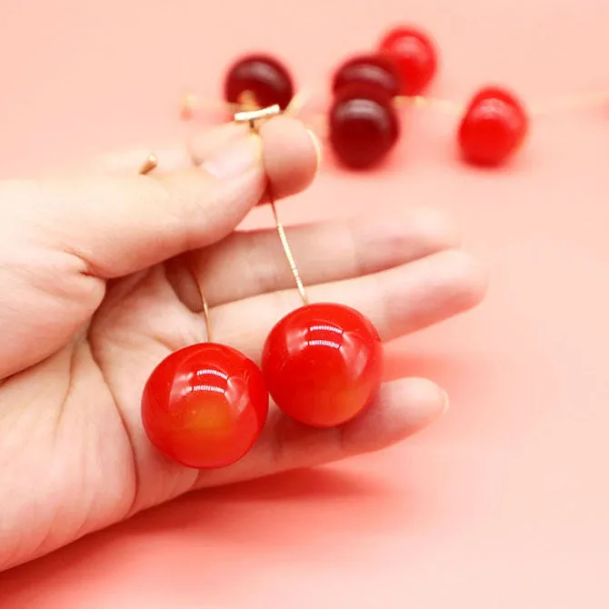 Retro Cherry Dangles