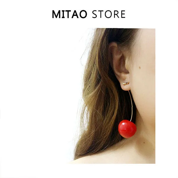 Retro Cherry Dangles